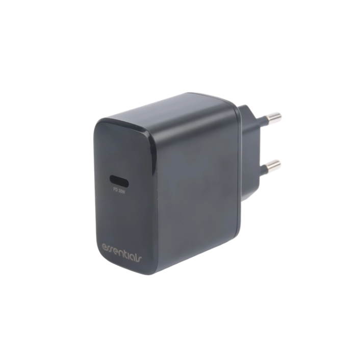 UTGATT1 - Essentials Väggladdare USB-C PD 30W - Svart