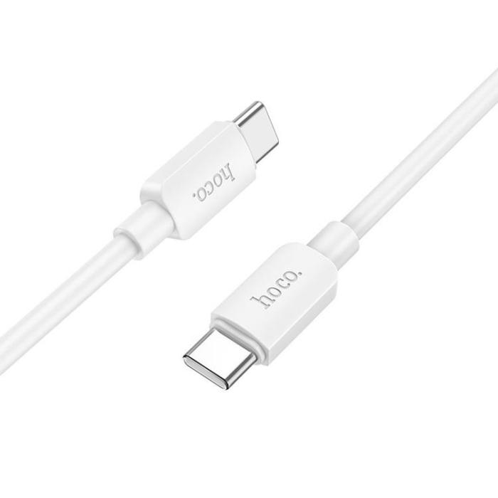 Hoco - Hoco USB-C till USB-C kabel 1m 100W - Vit