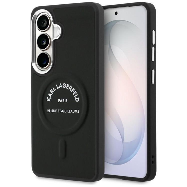 Karl Lagerfeld Mobilskal För Galaxy S26 MagSafe Embossed Ring RSG - Svart | 2353 | AlltMobil