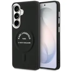 KARL LAGERFELD - Karl Lagerfeld Mobilskal F&ouml;r Galaxy S26 MagSafe Embossed Ring RSG - Svart