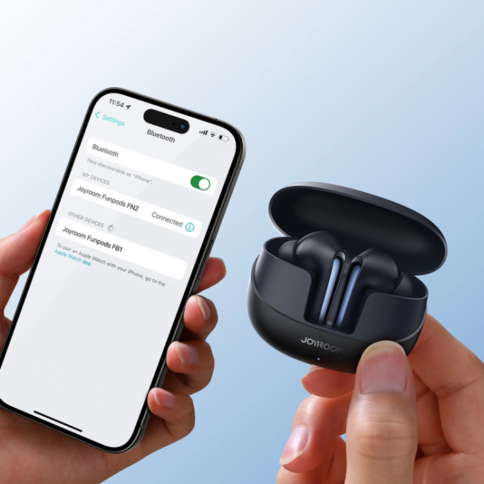 Joyroom - Joyroom TWS In-Ear Hörlurar Bluetooth 5.4 ANC IP54 - Svart