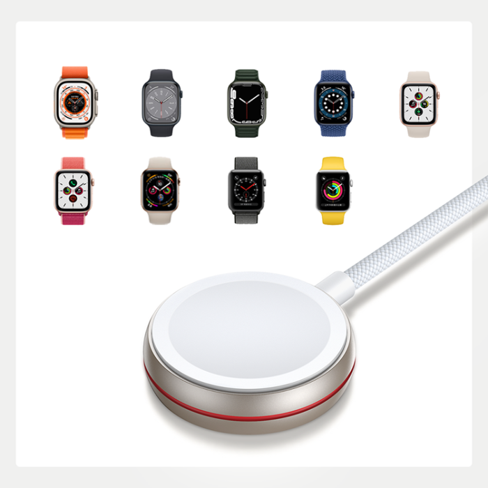 Joyroom - Joyroom Inductive Trådlös Laddare Apple Watch USB-C - Vit