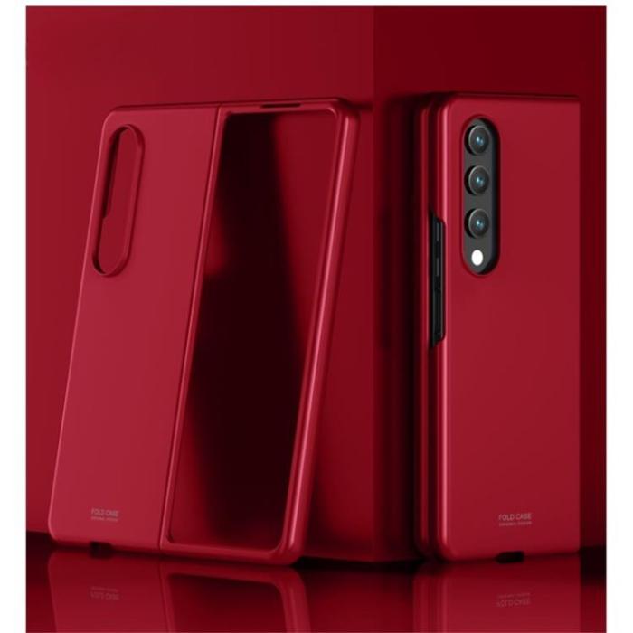 A-One Brand - Galaxy Z Fold 4 Skal Rubberized - Röd