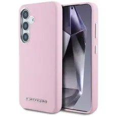 KARL LAGERFELD - Karl Lagerfeld Galaxy S25 Plus Mobilskal MagSafe Saffiano Full Wrapped - Rosa