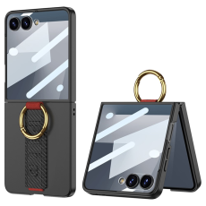 GKK - GKK Galaxy Z Flip 7 Mobilskal Ringhållare med Handledsrem