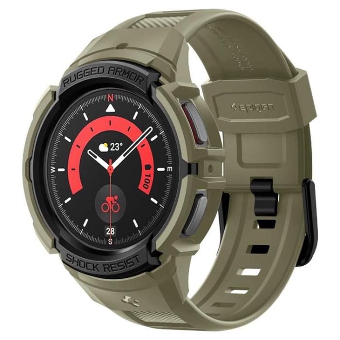UTGATT - Spigen Galaxy Watch 5 Pro (45mm) Armband Rugged Armor Pro