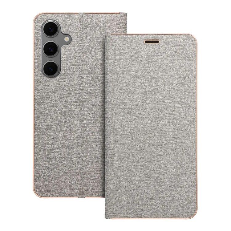 Galaxy S24 FE Plånboksfodral Luna - Silver | 2353 | AlltMobil