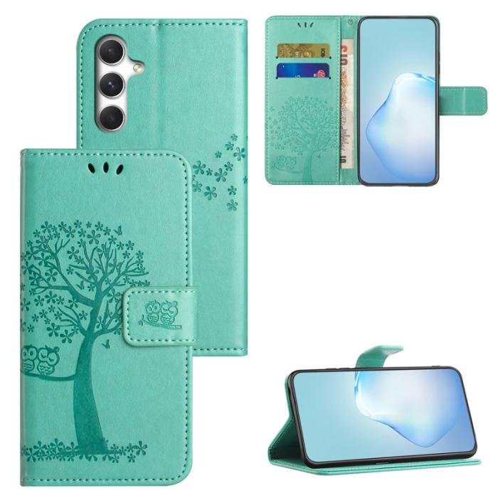OEM - Plånboksfodral för Samsung Galaxy S26 Konstläder med rem - Cyan