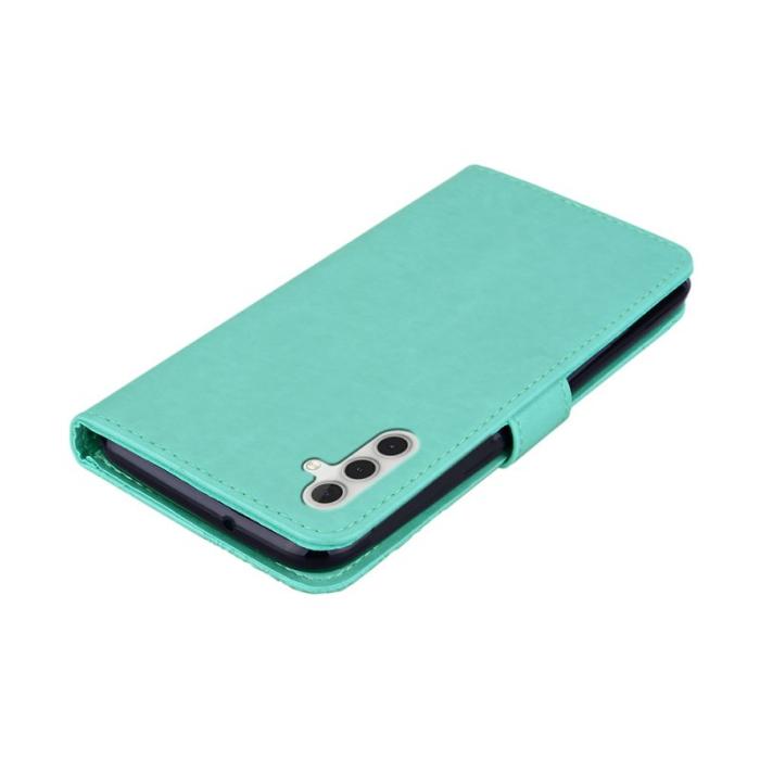 OEM - Plånboksfodral för Samsung Galaxy S26 Konstläder med rem - Cyan
