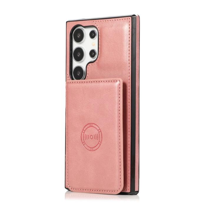 OEM - Mobilfodral för Samsung Galaxy S26 Ultra Kickstand Kortfack - Roséguld
