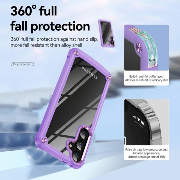 OEM - Mobilskal för Samsung Galaxy S26 Plus Stöttålig PC + TPU - Lila