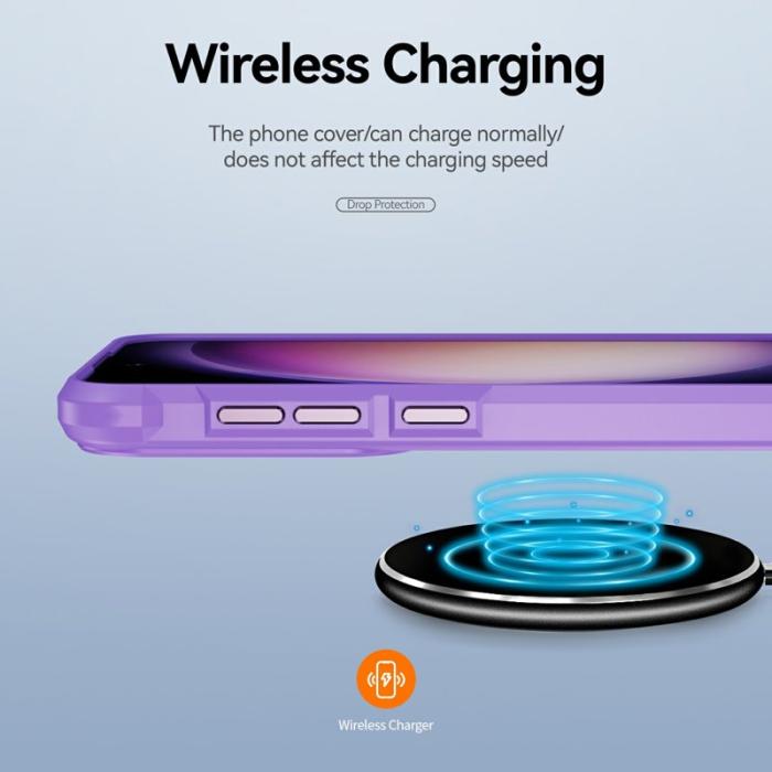 OEM - Mobilskal för Samsung Galaxy S26 Plus Stöttålig PC + TPU - Lila