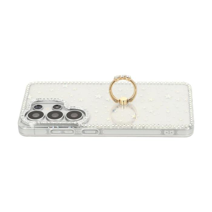 OEM - Mobilskal för Samsung Galaxy S26 Ultra Ring Kickstand TPU + PC - Transparent