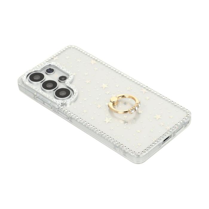 OEM - Mobilskal för Samsung Galaxy S26 Ultra Ring Kickstand TPU + PC - Transparent
