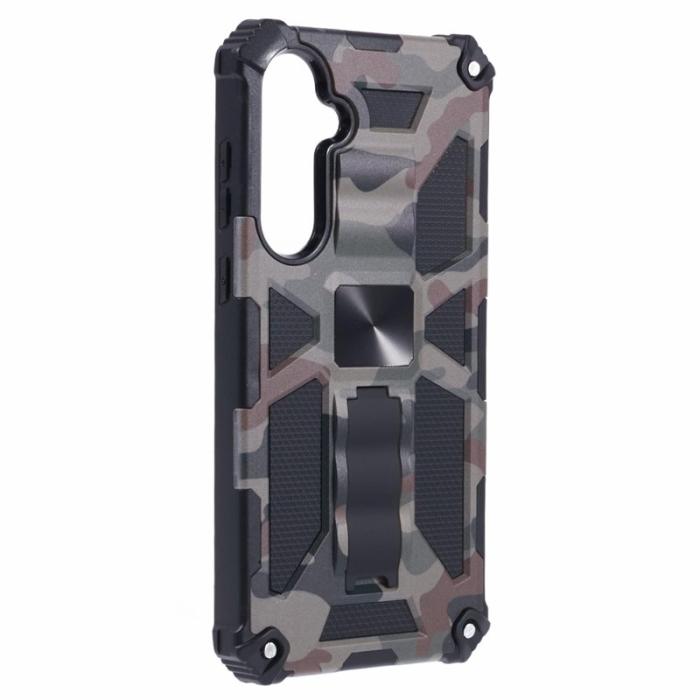 OEM - Mobilskal för Samsung Galaxy S26 Kickstand PC + TPU - Armégrön