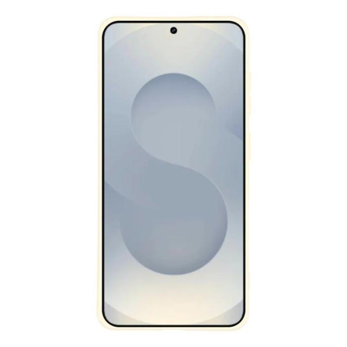 WANLONFENG - WANLONFENG Mobilskal för Samsung Galaxy S26 TPU med härdat glas - Vit