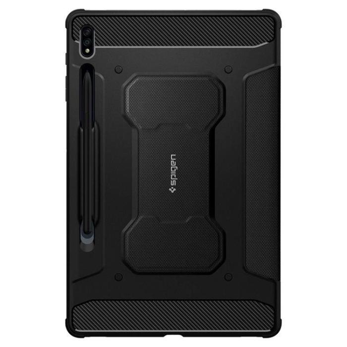 Spigen - Spigen Rugged Armor Pro Fodral Galaxy Tab S8/Tab S7 - Svart