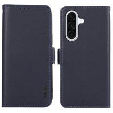 ABEEL - ABEEL Mobilskal till Samsung Galaxy A56 5G Konstl&auml;der RFID-Skydd Bl&aring;