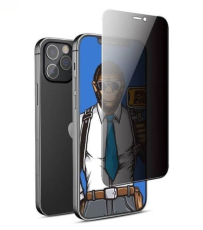 BlueO - BlueO iPhone 16 Härdat Glas Skärmskydd 5D Mr Monkey Privacy