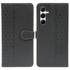 OEM - Mobilskal till Samsung Galaxy S26 Plus Magnetl&aring;s Fyrkl&ouml;ver KonstL&auml;der - Svart