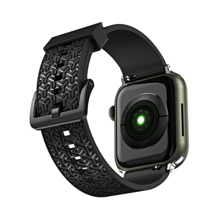 OEM - Apple Watch 4/5/6/7/SE (42/44/45mm) Armband - Svart