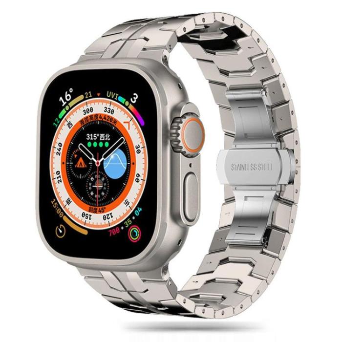 Tech-Protect - Tech-Protect Apple Watch (44/45/46/49mm) Armband Lines - Silver
