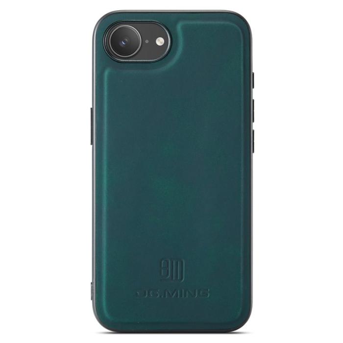 DG.MING - DG.MING Mobilskal till iPhone 16e PU Läder PC + TPU Hybrid Grön