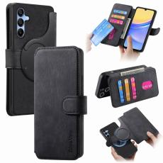CASENEO - CASENEO MW-03 Samsung Galaxy A54 5G Pl&aring;nboksfodral Konstl&auml;der+TPU - Svart