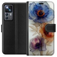 iSecrets - Plånboksfodral till Xiaomi 12T Pro med Silkesblommor
