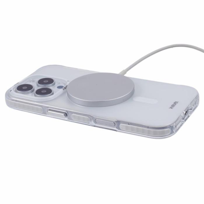 X-Level - X-LEVEL Mobilskal till iPhone 16 Pro MagSafe TPU Gradient Vit