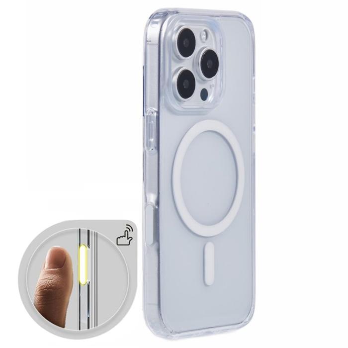 X-Level - X-LEVEL Mobilskal till iPhone 16 Pro MagSafe TPU+PC Klar med Kamerakontroll
