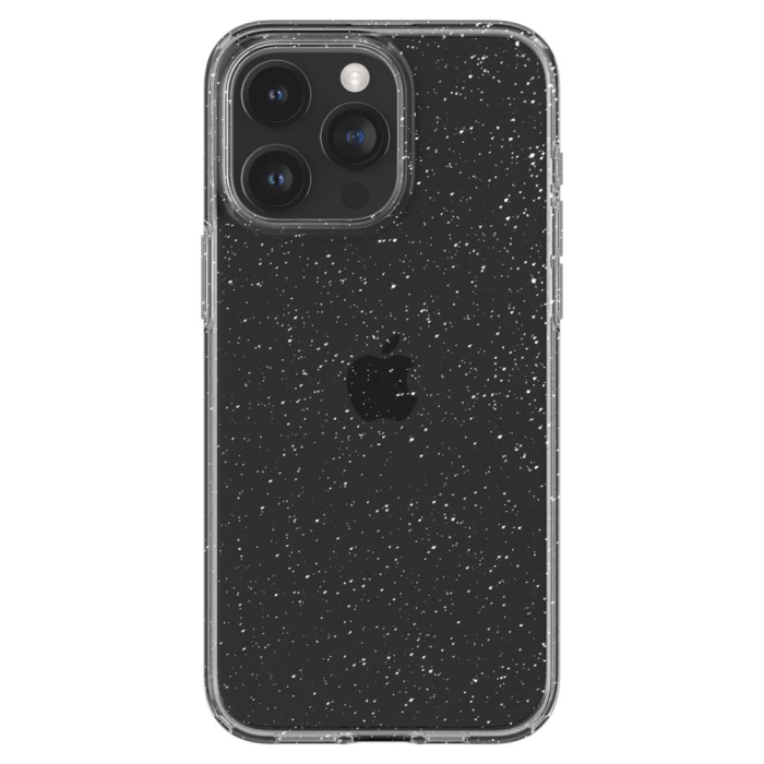 Spigen - Spigen iPhone 15 Pro Max Mobilskal Liquid Crystal - Glitter Clear