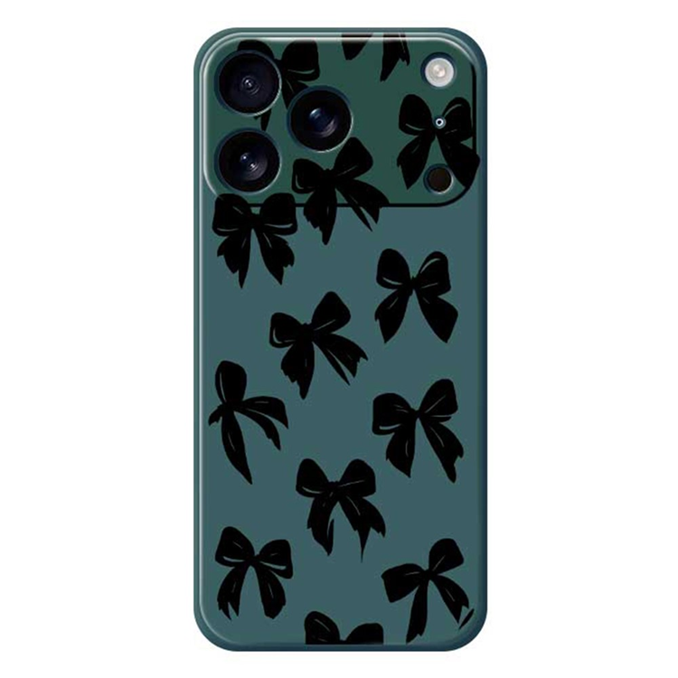 Mobilskal till iPhone 17 Pro Max Bow Pattern Printing Straight - Grön | 2353 | AlltMobil