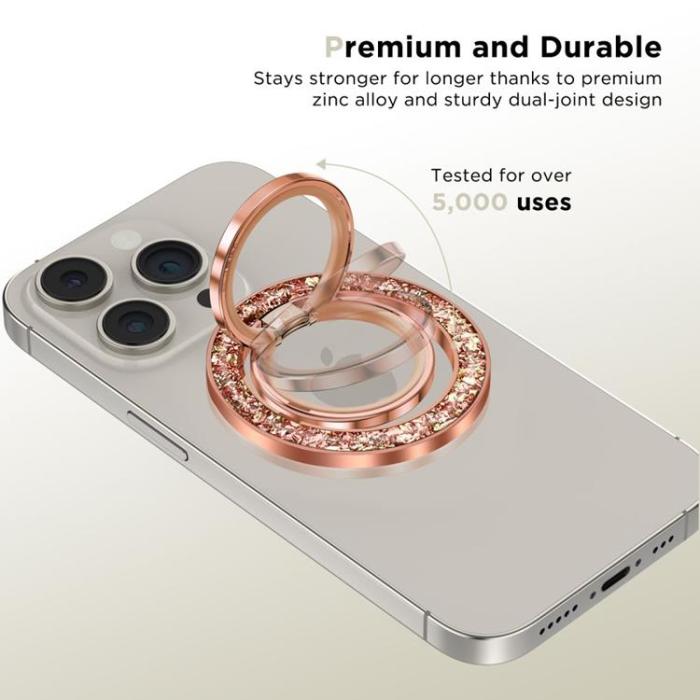 Tech-Protect - Tech-Protect Ringhållare Magsafe Magnetic MMR200 - Rosa Guld
