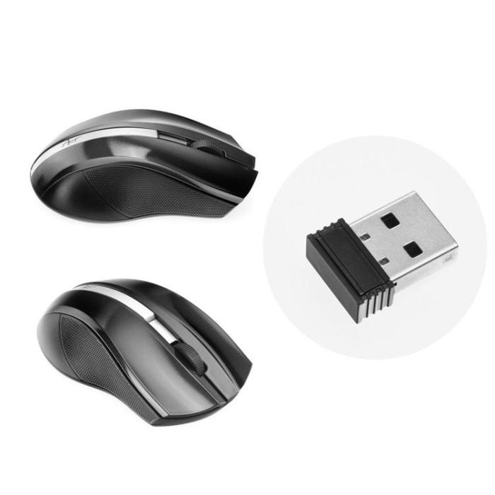Art - Art trådlös Mus USB AM-97 Optisk - Svart