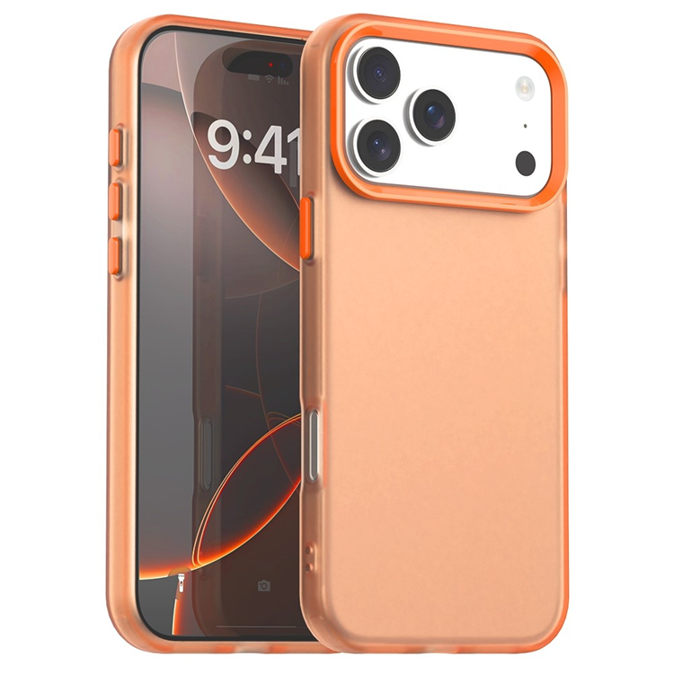 iPhone 17 Pro Mobilskal Matte Anti-Drop - Orange | 2353 | AlltMobil