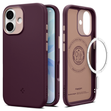 Spigen - Spigen iPhone 17 Mobilskal Magsafe Nano Pop - Burgundy Bean