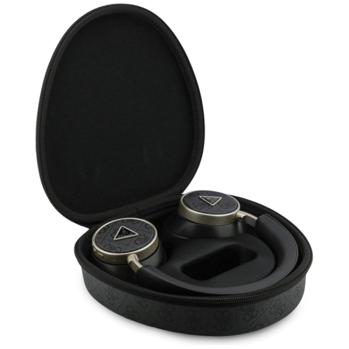 Guess - Guess Over-Ear Hörlurar ENC Bluetooth 4G Triangle Logo - Svart