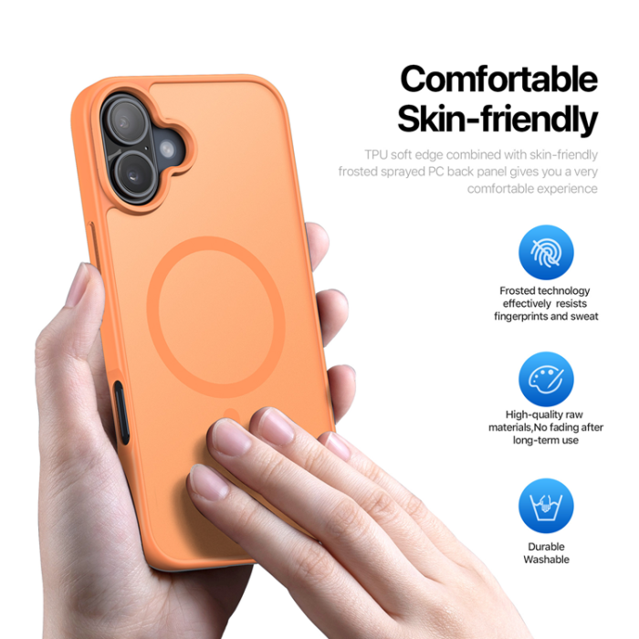 Dux Ducis - Dux Ducis iPhone 17 Mobilskal MagSafe Yind - Orange