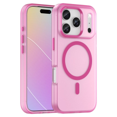 A-One Brand - iPhone 17 Pro Mobilskal MagSafe Slim Matte Translucent - Rosa