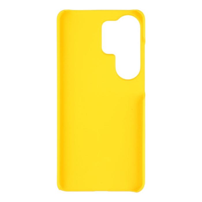 OEM - Samsung Galaxy S26 Ultra Skal Hård PC Stöttålig Minimalistisk - Gul