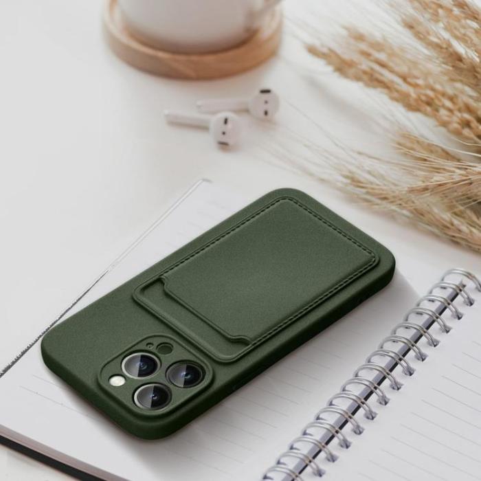 OEM - iPhone 16 Plus Mobilskal Korthållare - Grön