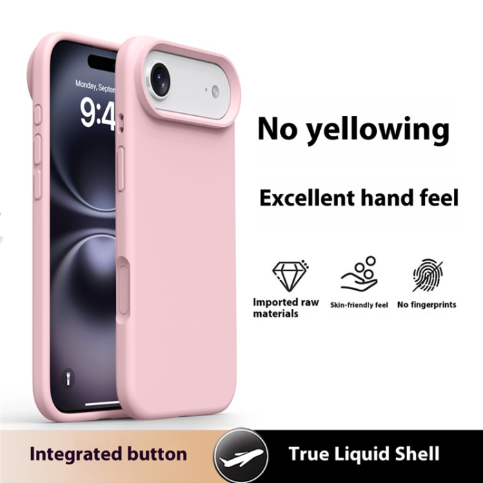 A-One Brand - iPhone Air Mobilskal Soft Microfiber Lining Silikon+PC - Sakura Rosa