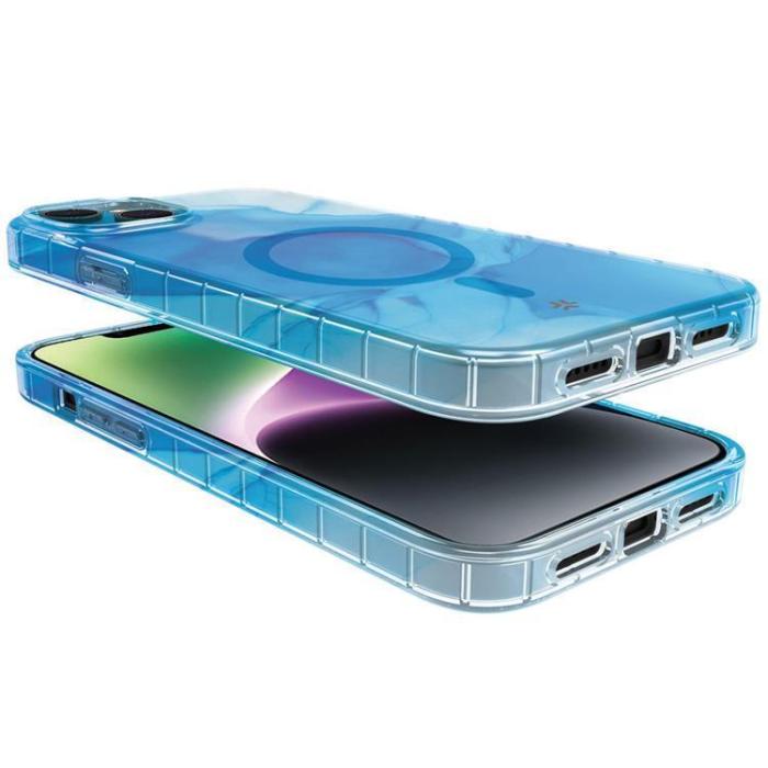 Celly - Celly iPhone 15 Mobilskal Magsafe TPU - Blå