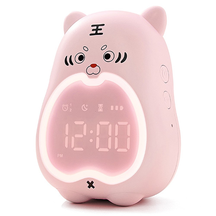 Väckarklocka Pekskärmsstyrd Cute Tiger XR-MM-C2110 - Rosa | 264 | AlltMobil