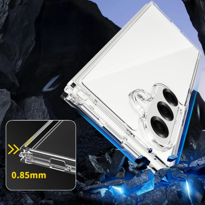 Tech-Protect - Tech Protect Galaxy Z Fold 7 Mobilskal Flexair Hybrid - Clear