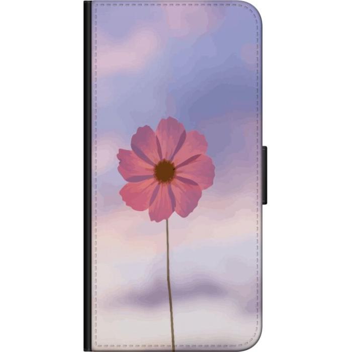 iSecrets - Plånboksfodral till OnePlus 7T Pro med Rosa blomma