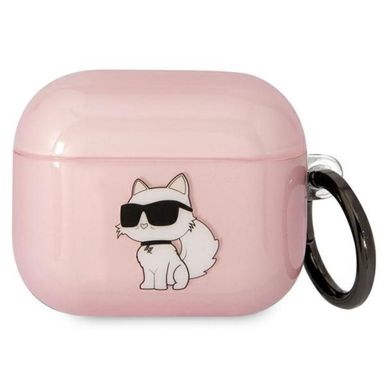 KARL LAGERFELD AirPods 3 Skal Ikonik Choupette - Rosa | 2353 | AlltMobil