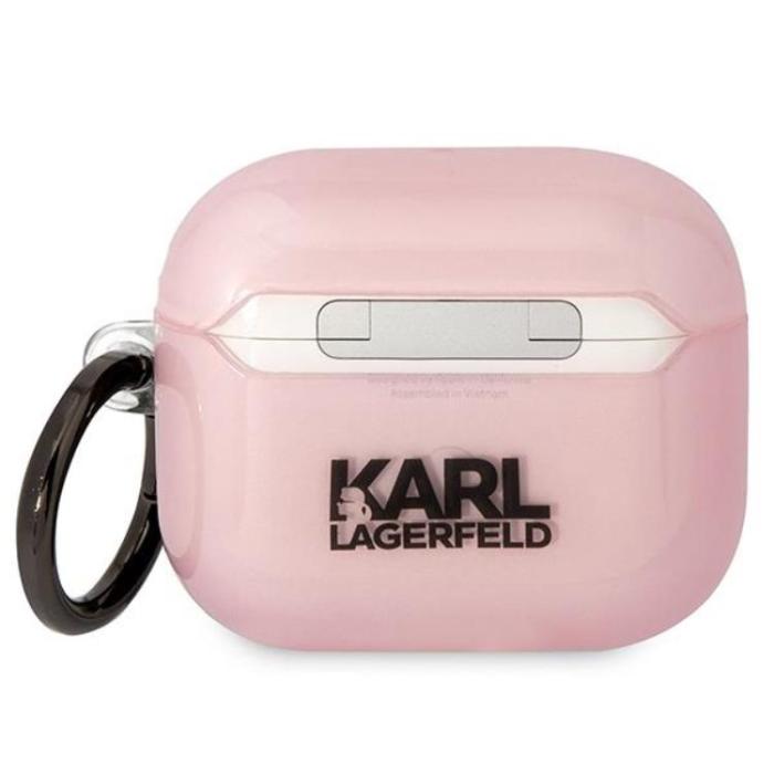 KARL LAGERFELD - KARL LAGERFELD AirPods 3 Skal Ikonik Choupette - Rosa