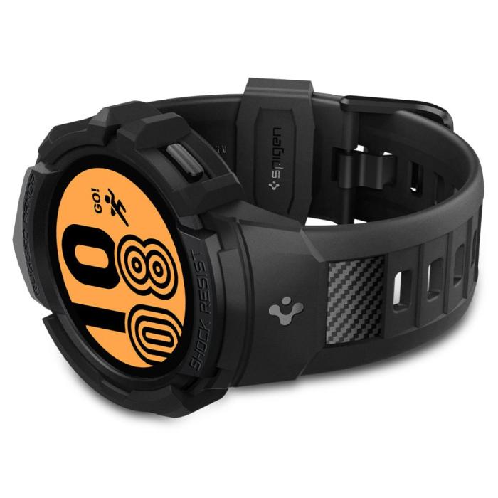 UTGATT1 - Spigen Galaxy Watch 4/5 44mm Armband Rugged Armor Pro - Svart